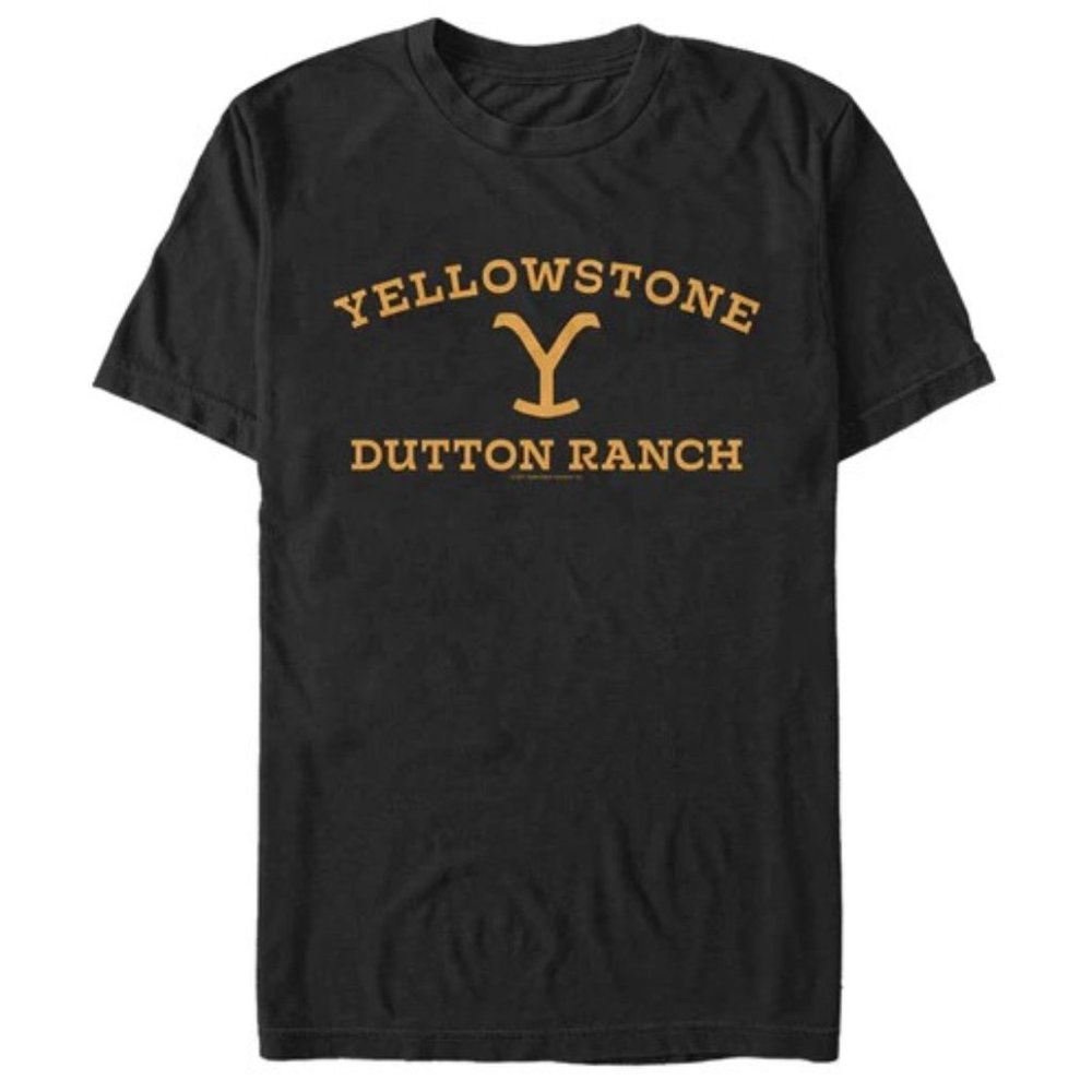 NEW Men's Yellowstone Logo Short Sleeve Graphic Medium T-Shirt